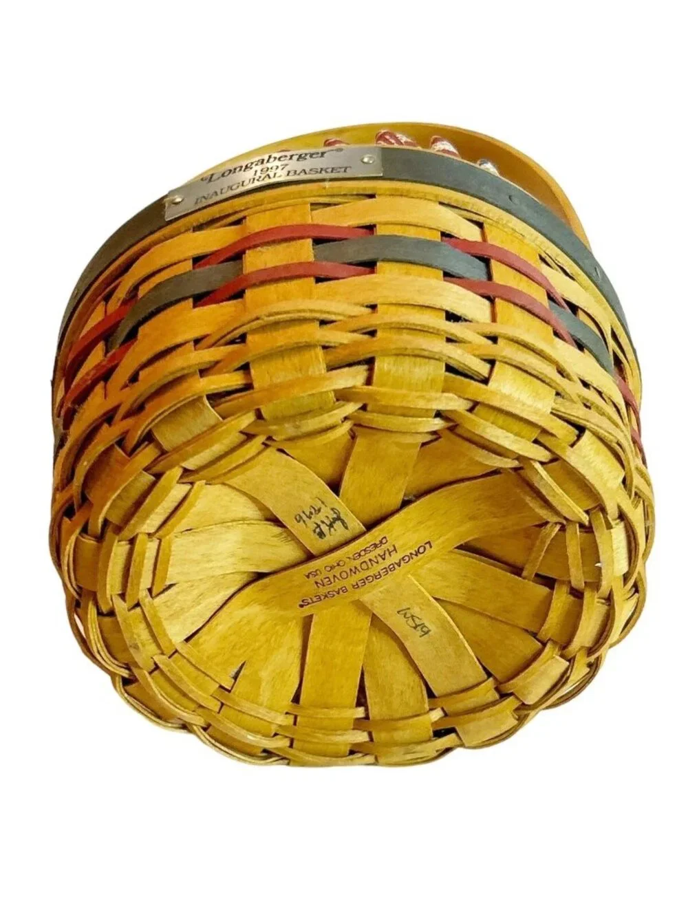 Longaberger Inaugural 1997 Basket Combo 5” wide & 4” high